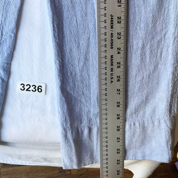 MASON & BELLE Women Elastic Waist Casual Straight Pants size 4, Blue - Picture 3 of 12